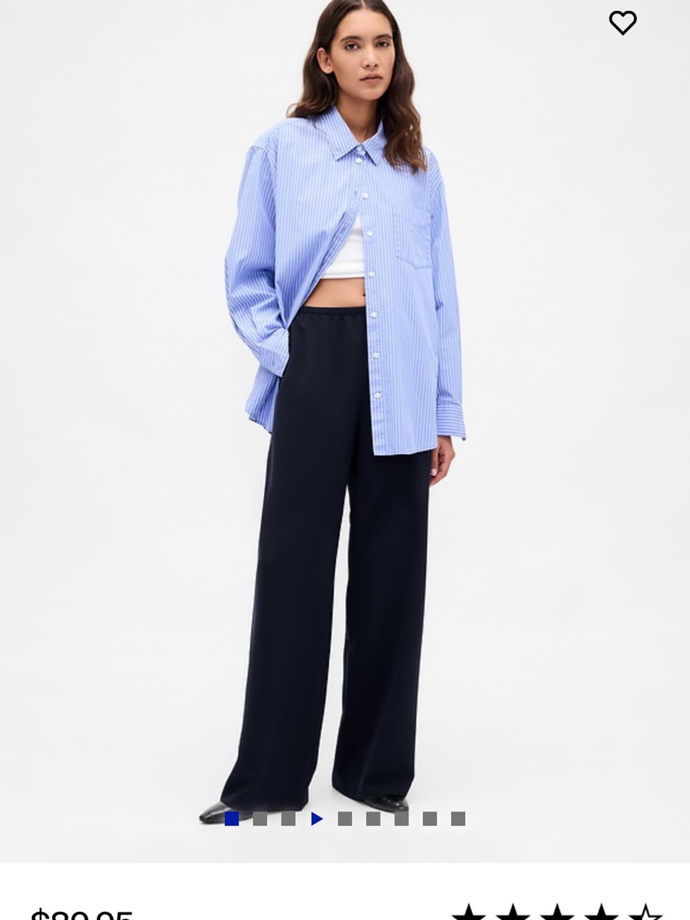 Gap easy wide leg pants